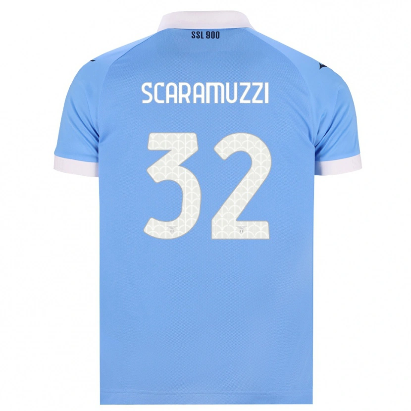Danxen Mujer Camiseta Chiara Scaramuzzi #32 Azul Cielo Negro Blanco 1ª Equipación 2026/27 La Camisa México