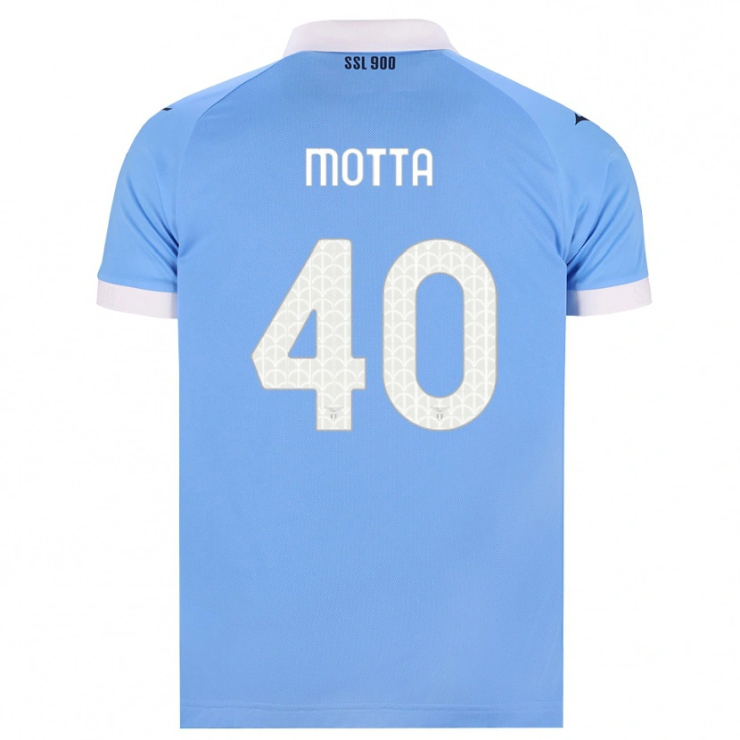 Danxen Mujer Camiseta Edoardo Motta #40 Azul Cielo Negro Blanco 1ª Equipación 2026/27 La Camisa México
