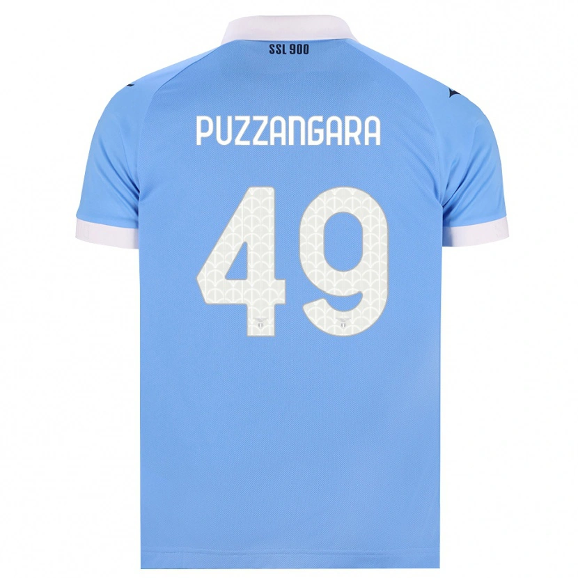 Danxen Mujer Camiseta Angelo Antonio Puzzangara #49 Azul Cielo Negro Blanco 1ª Equipación 2026/27 La Camisa México
