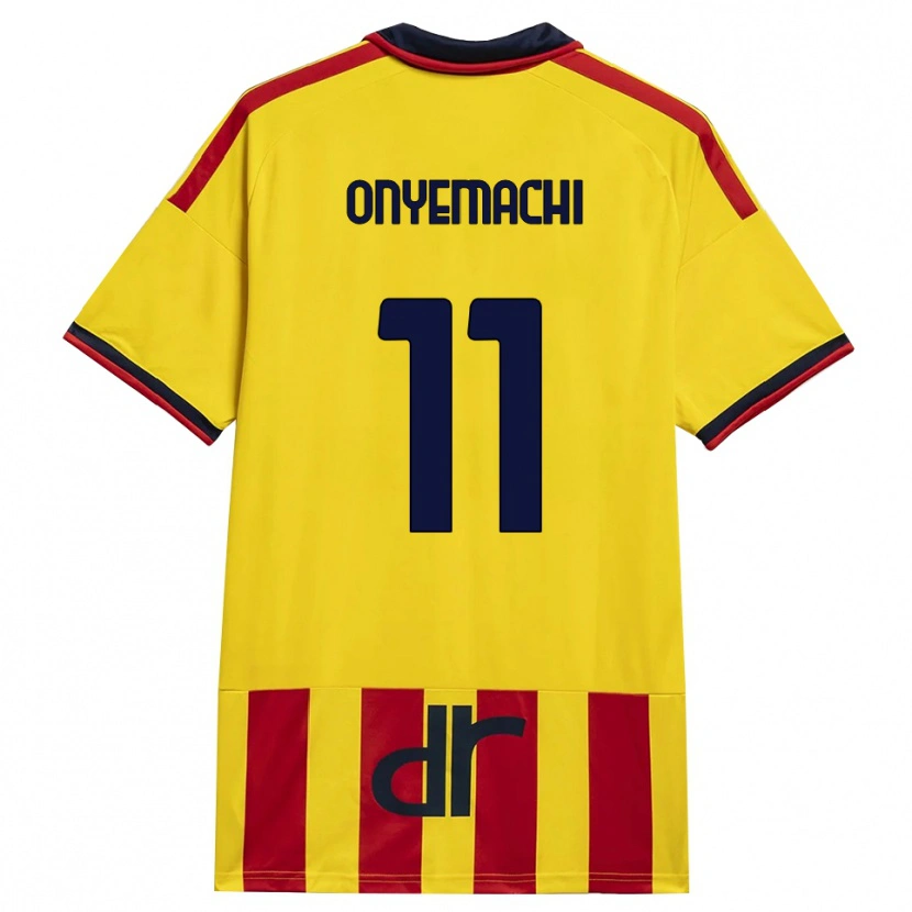 Danxen Mujer Camiseta Divine Onyemachi #11 Amarillo Rojo 1ª Equipación 2026/27 La Camisa México