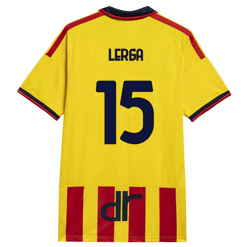 Danxen Mujer Camiseta Roko Lerga #15 Amarillo Rojo 1ª Equipación 2026/27 La Camisa México