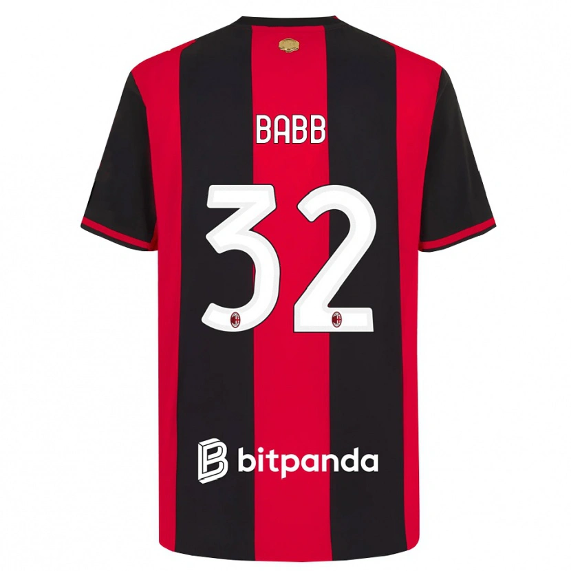 Danxen Mujer Camiseta Selena Delia Babb #32 Rojo Negro Blanco 1ª Equipación 2026/27 La Camisa México
