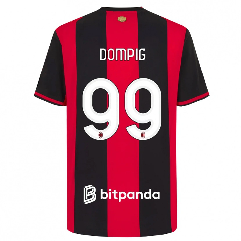 Danxen Mujer Camiseta Chanté Dompig #99 Rojo Negro Blanco 1ª Equipación 2026/27 La Camisa México