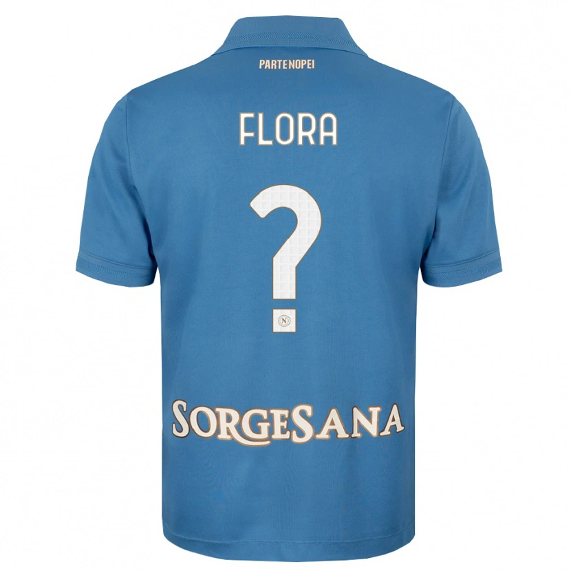 Danxen Mujer Camiseta Massimiliano Flora #0 Azul Neblina Blanco 1ª Equipación 2026/27 La Camisa México