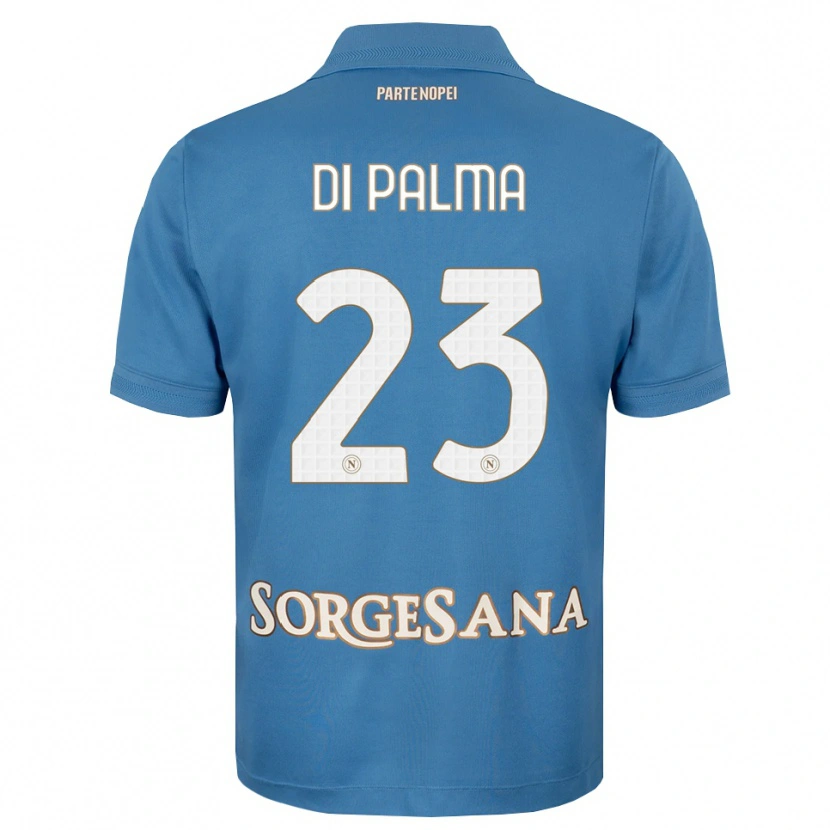 Danxen Mujer Camiseta Manuel Di Palma #23 Azul Neblina Blanco 1ª Equipación 2026/27 La Camisa México