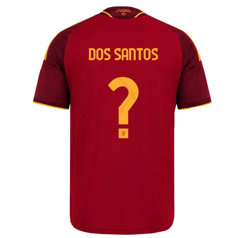 Danxen Mujer Camiseta Leandro Dos Santos #0 Rojo Dorado Amarillo 1ª Equipación 2026/27 La Camisa México
