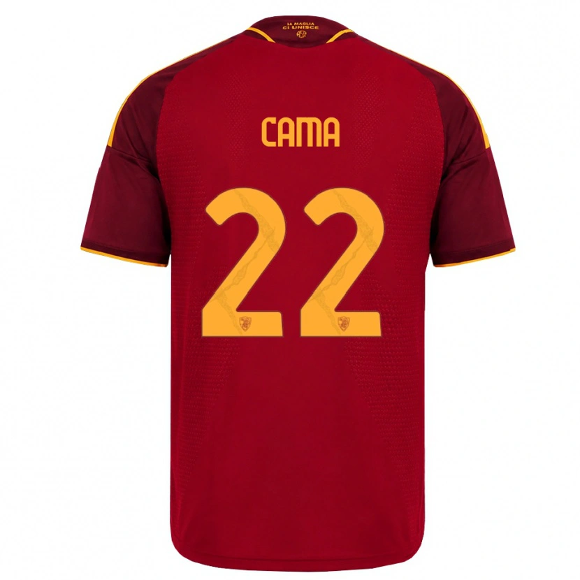 Danxen Mujer Camiseta Cristian Cama #22 Rojo Dorado Amarillo 1ª Equipación 2026/27 La Camisa México
