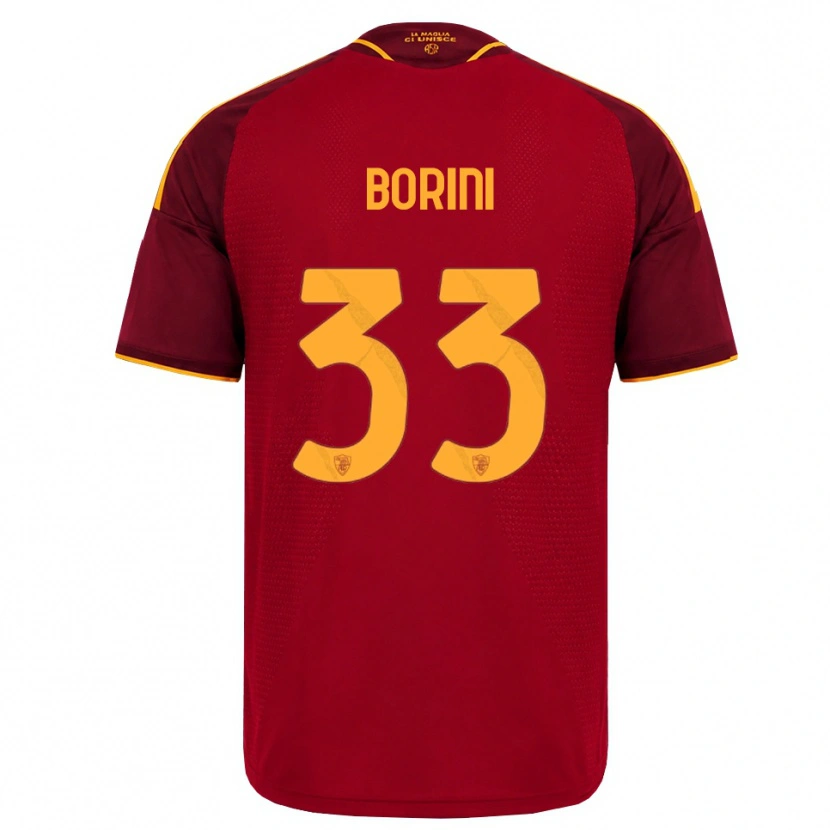 Danxen Mujer Camiseta Joyce Borini #33 Rojo Dorado Amarillo 1ª Equipación 2026/27 La Camisa México