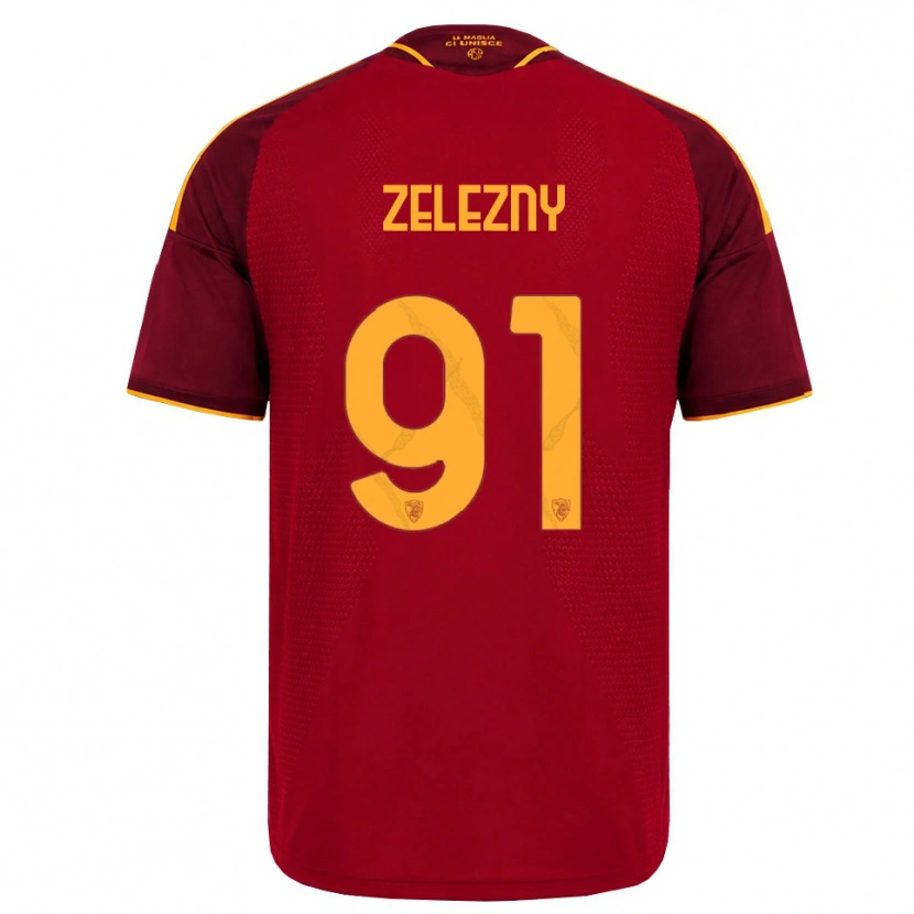 Danxen Mujer Camiseta Radoslaw Zelezny #91 Rojo Dorado Amarillo 1ª Equipación 2026/27 La Camisa México
