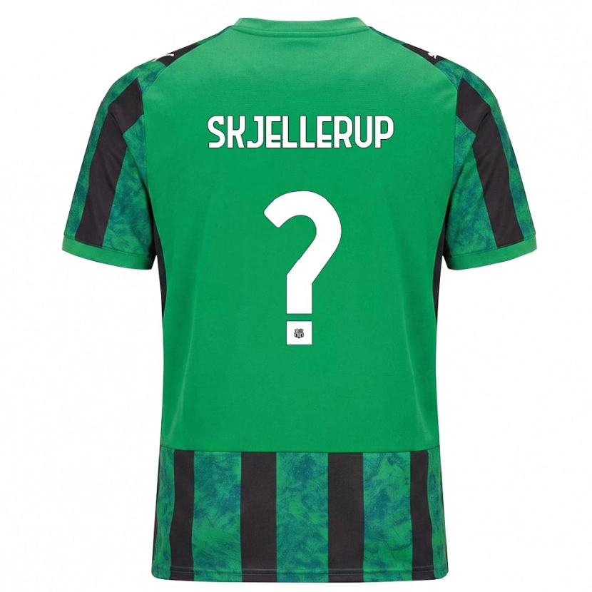 Danxen Mujer Camiseta Laurs Skjellerup #0 Verde Negro Blanco 1ª Equipación 2026/27 La Camisa México