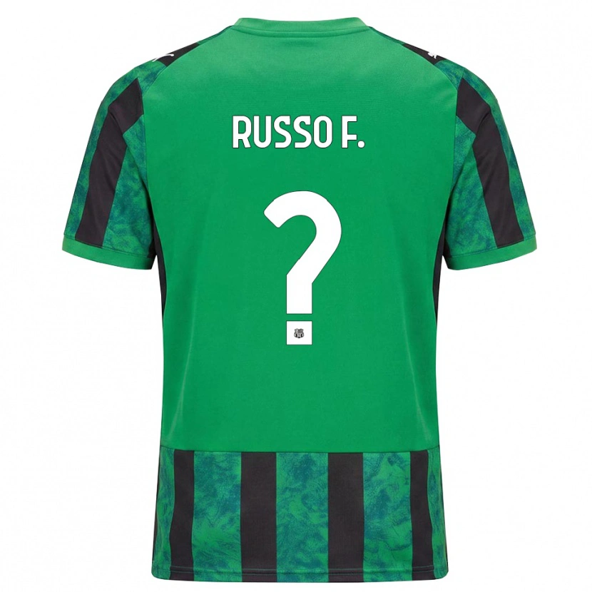 Danxen Mujer Camiseta Flavio Russo #0 Verde Negro Blanco 1ª Equipación 2026/27 La Camisa México