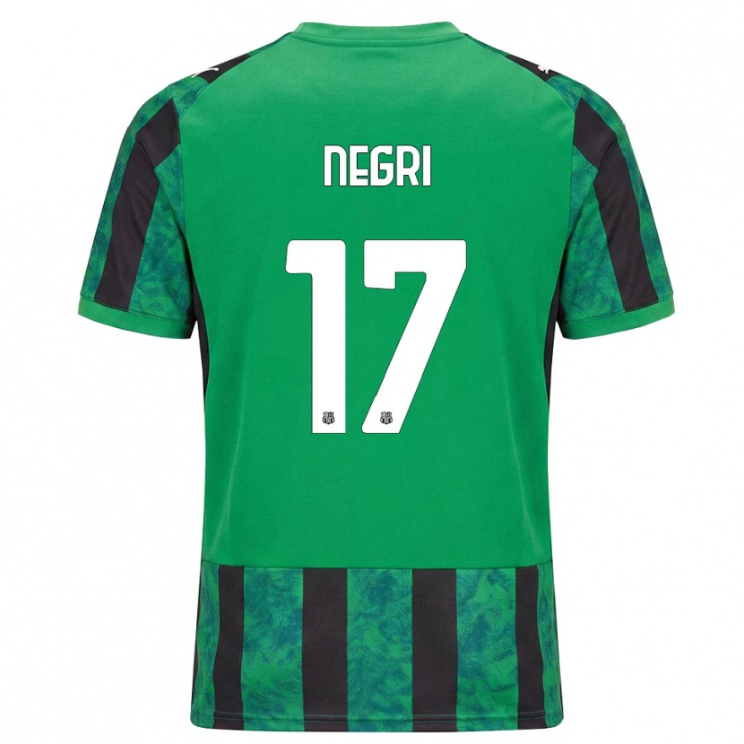Danxen Mujer Camiseta Gabriele Negri #17 Verde Negro Blanco 1ª Equipación 2026/27 La Camisa México
