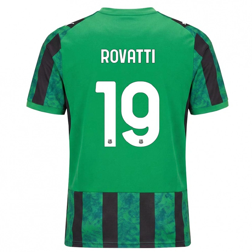 Danxen Mujer Camiseta Matteo Rovatti #19 Verde Negro Blanco 1ª Equipación 2026/27 La Camisa México