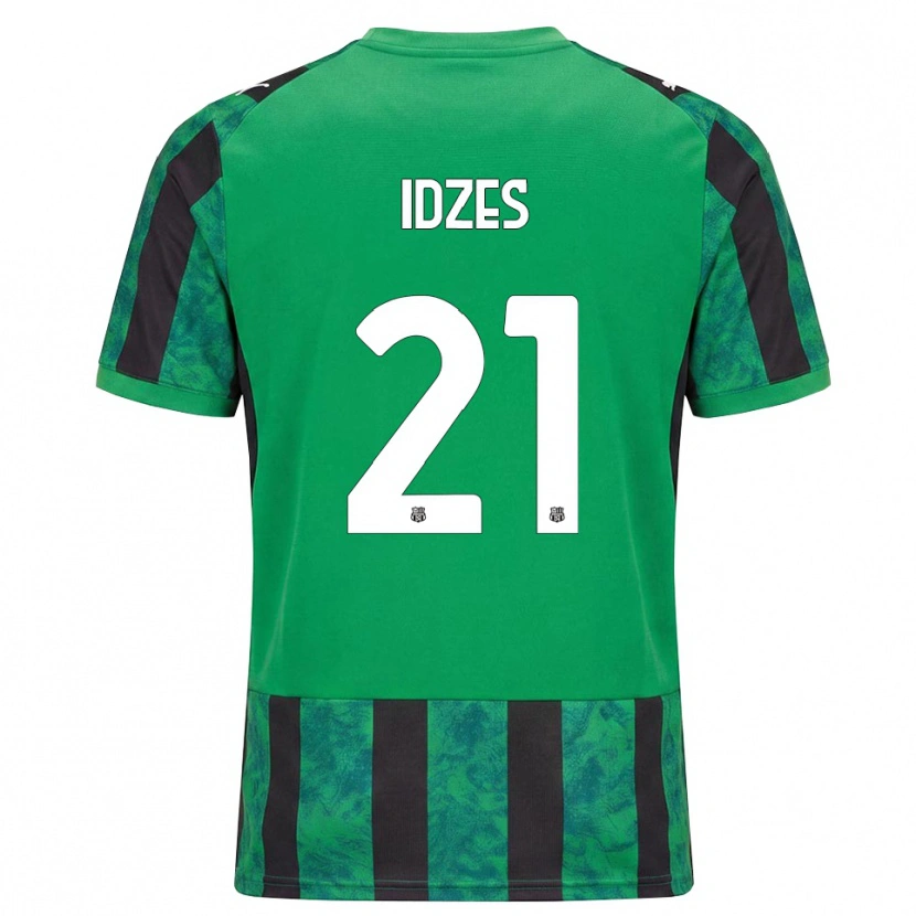 Danxen Mujer Camiseta Jay Idzes #21 Verde Negro Blanco 1ª Equipación 2026/27 La Camisa México