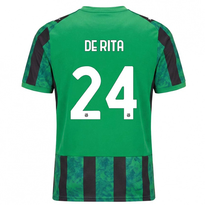 Danxen Mujer Camiseta Aurora De Rita #24 Verde Negro Blanco 1ª Equipación 2026/27 La Camisa México