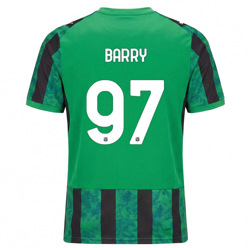 Danxen Mujer Camiseta Omar Barry #97 Verde Negro Blanco 1ª Equipación 2026/27 La Camisa México
