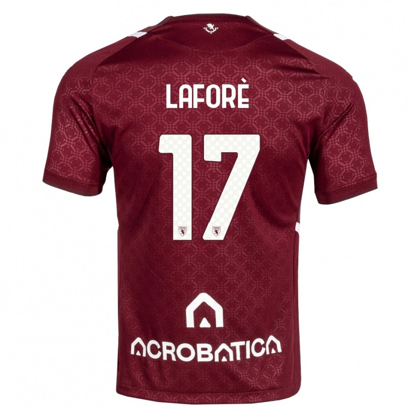 Danxen Mujer Camiseta Bladis Laforè #17 Burdeos Blanco 1ª Equipación 2026/27 La Camisa México
