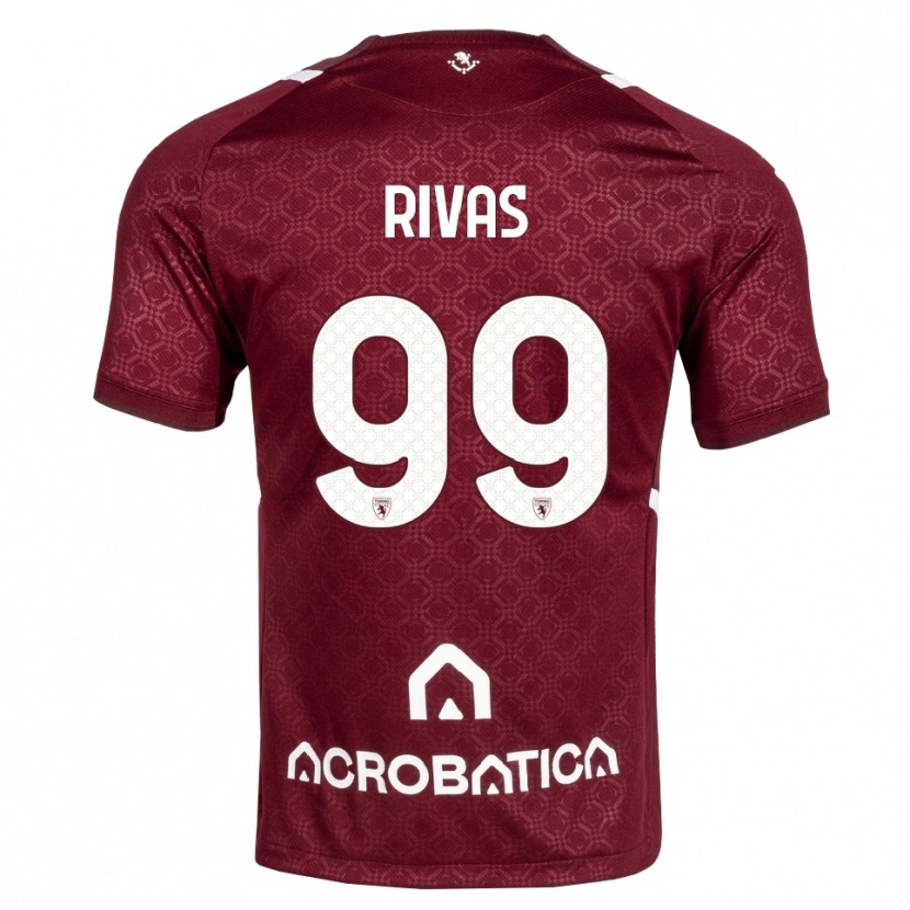 Danxen Mujer Camiseta Feder Rivas #99 Burdeos Blanco 1ª Equipación 2026/27 La Camisa México