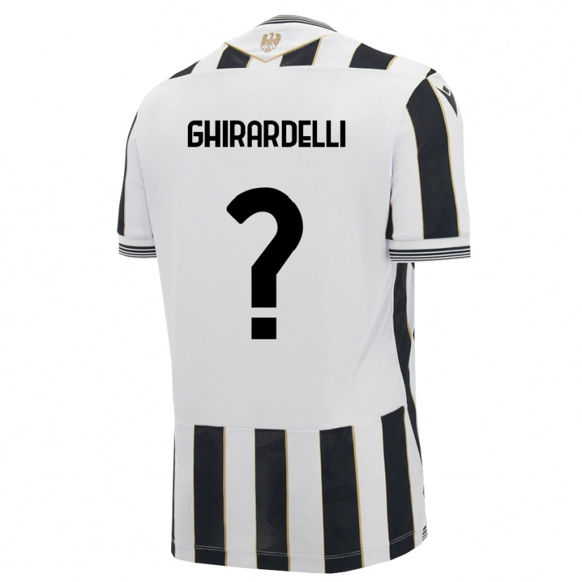 Danxen Mujer Camiseta Davide Ghirardelli #0 Negro Blanco Rosa 1ª Equipación 2026/27 La Camisa México