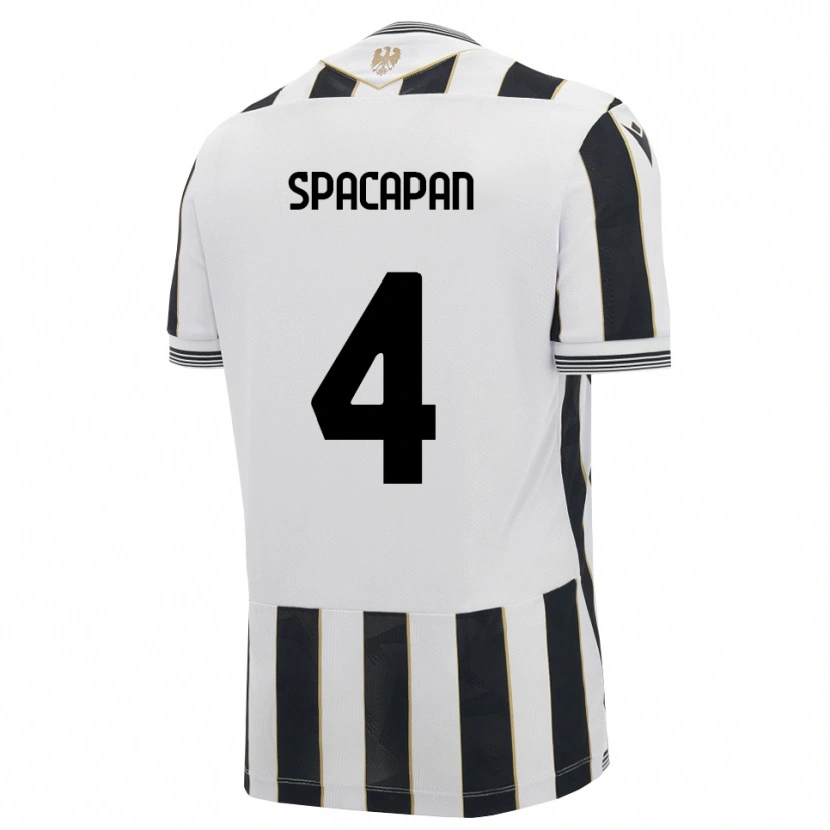 Danxen Mujer Camiseta Luka Spacapan #4 Negro Blanco Rosa 1ª Equipación 2026/27 La Camisa México