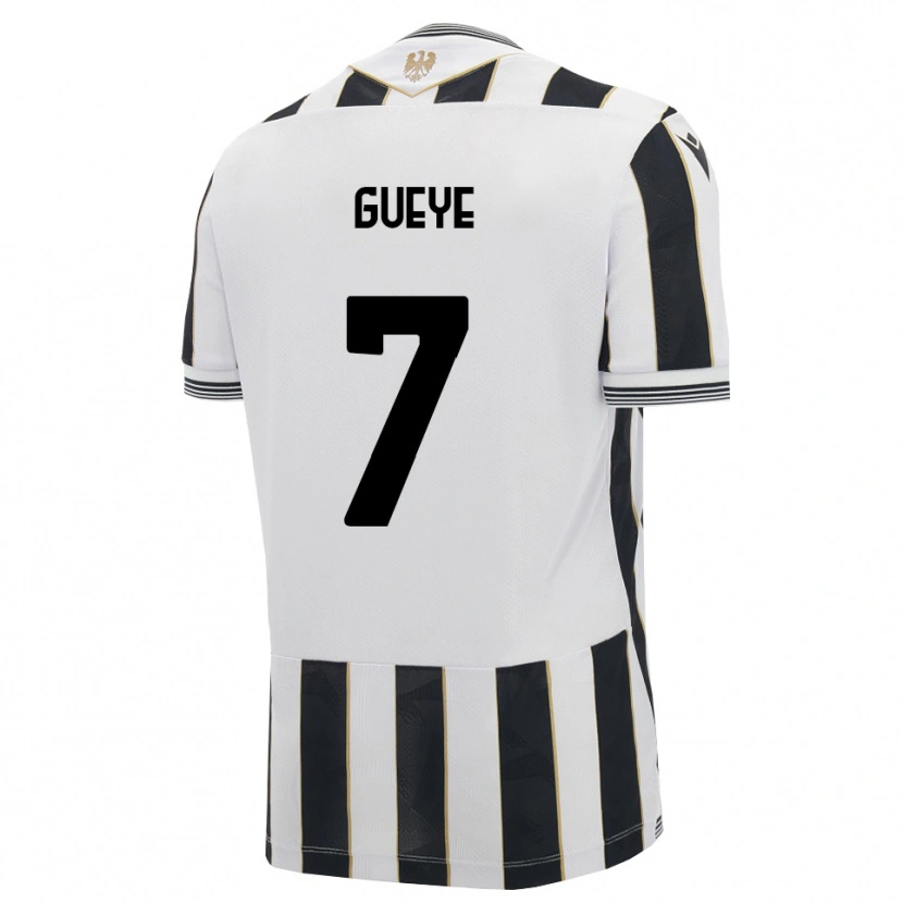 Danxen Mujer Camiseta Idrissa Gueye #7 Negro Blanco Rosa 1ª Equipación 2026/27 La Camisa México