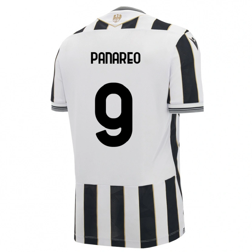 Danxen Mujer Camiseta Pierpaolo Panareo #9 Negro Blanco Rosa 1ª Equipación 2026/27 La Camisa México