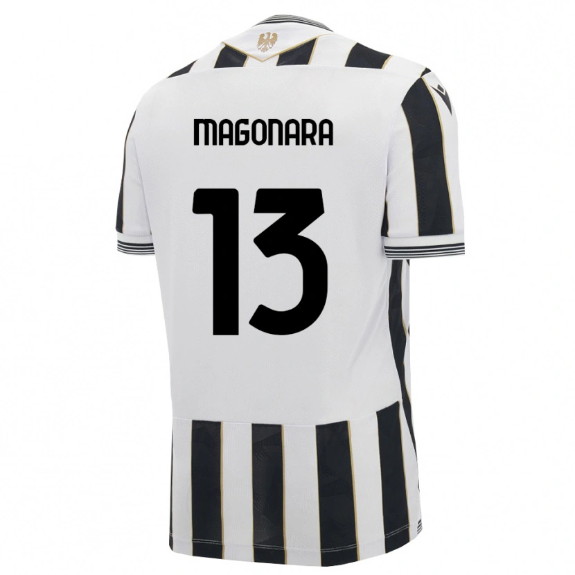 Danxen Mujer Camiseta Matteo Magonara #13 Negro Blanco Rosa 1ª Equipación 2026/27 La Camisa México