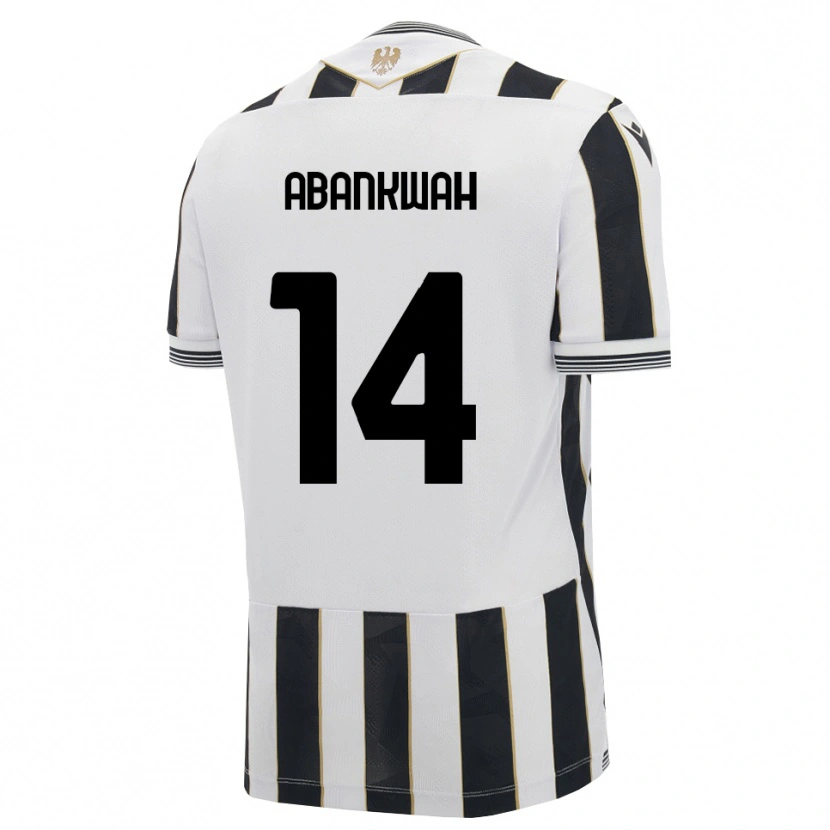 Danxen Mujer Camiseta James Abankwah #14 Negro Blanco Rosa 1ª Equipación 2026/27 La Camisa México
