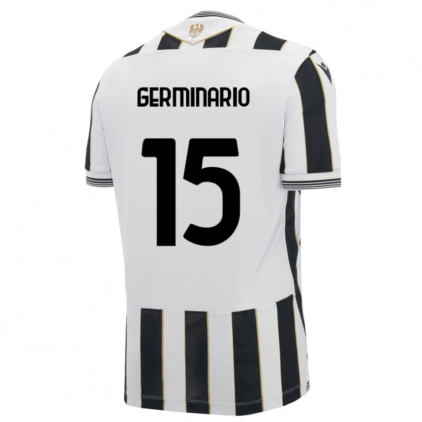 Danxen Mujer Camiseta Mattia Germinario #15 Negro Blanco Rosa 1ª Equipación 2026/27 La Camisa México