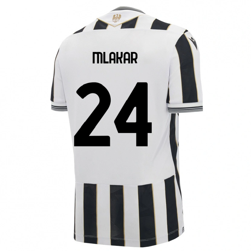 Danxen Mujer Camiseta Lorenzo Mlakar #24 Negro Blanco Rosa 1ª Equipación 2026/27 La Camisa México