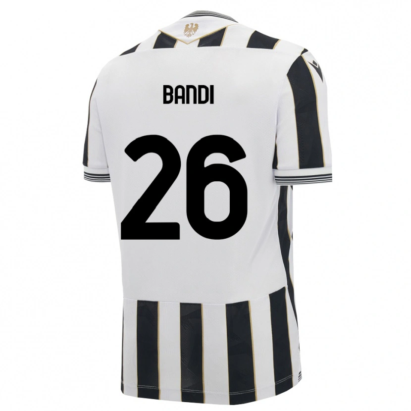 Danxen Mujer Camiseta Gabriel Bandi #26 Negro Blanco Rosa 1ª Equipación 2026/27 La Camisa México
