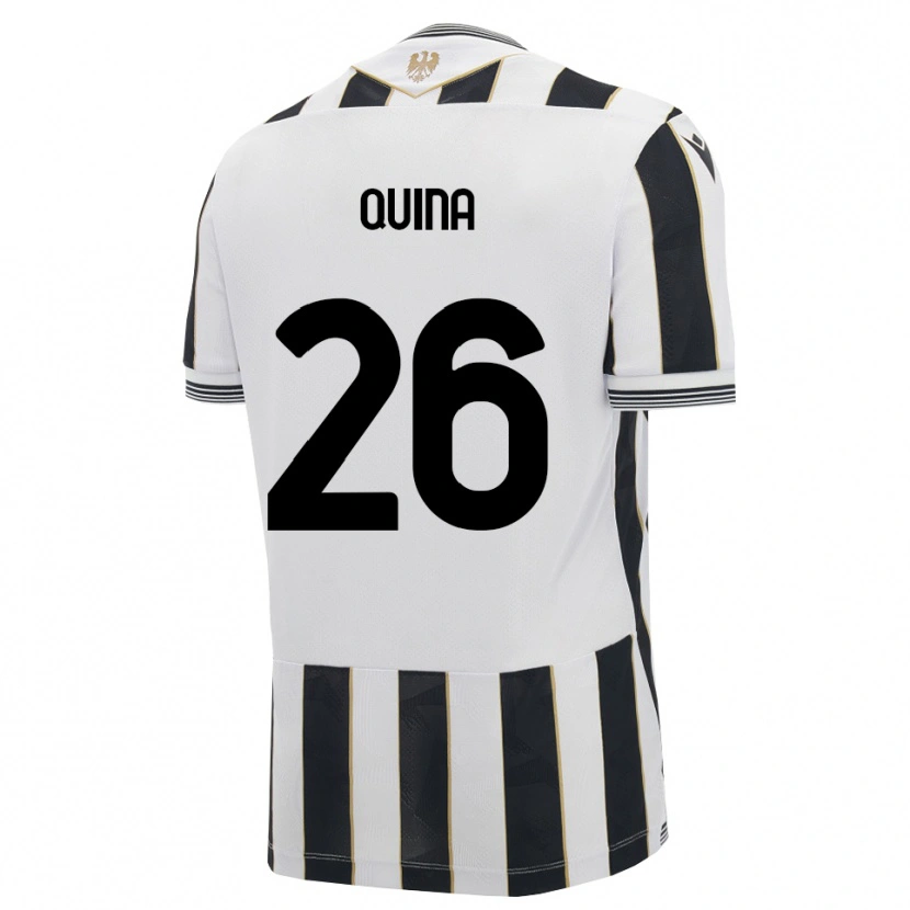 Danxen Mujer Camiseta Domingos Quina #26 Negro Blanco Rosa 1ª Equipación 2026/27 La Camisa México