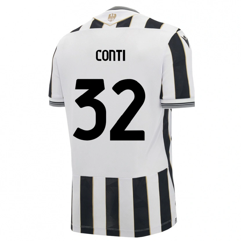 Danxen Mujer Camiseta Manuel Conti #32 Negro Blanco Rosa 1ª Equipación 2026/27 La Camisa México