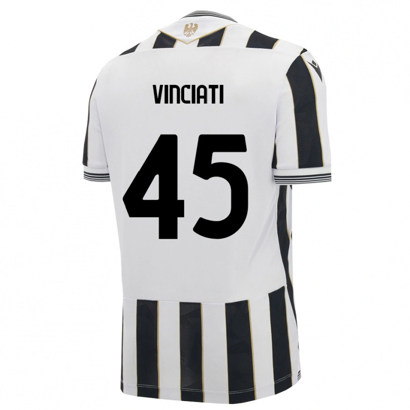 Danxen Mujer Camiseta Giulio Vinciati #45 Negro Blanco Rosa 1ª Equipación 2026/27 La Camisa México