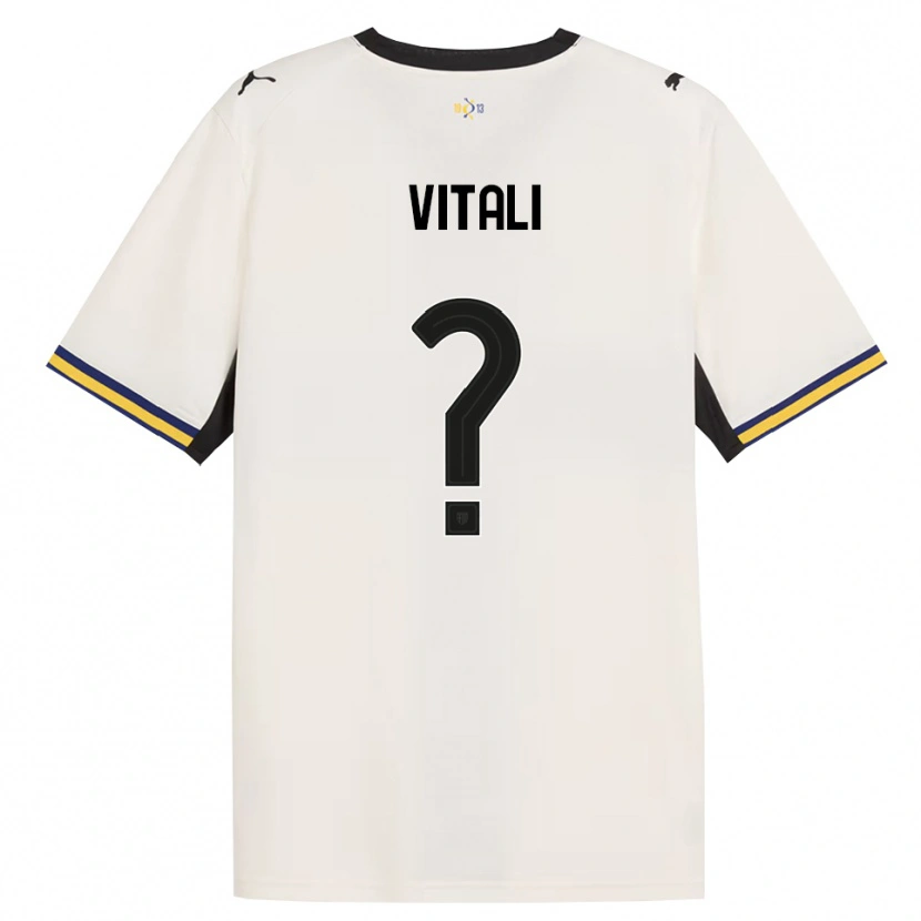 Danxen Mujer Camiseta Lorenzo Vitali #0 Blanco Roto Negro Amarillo 1ª Equipación 2026/27 La Camisa México