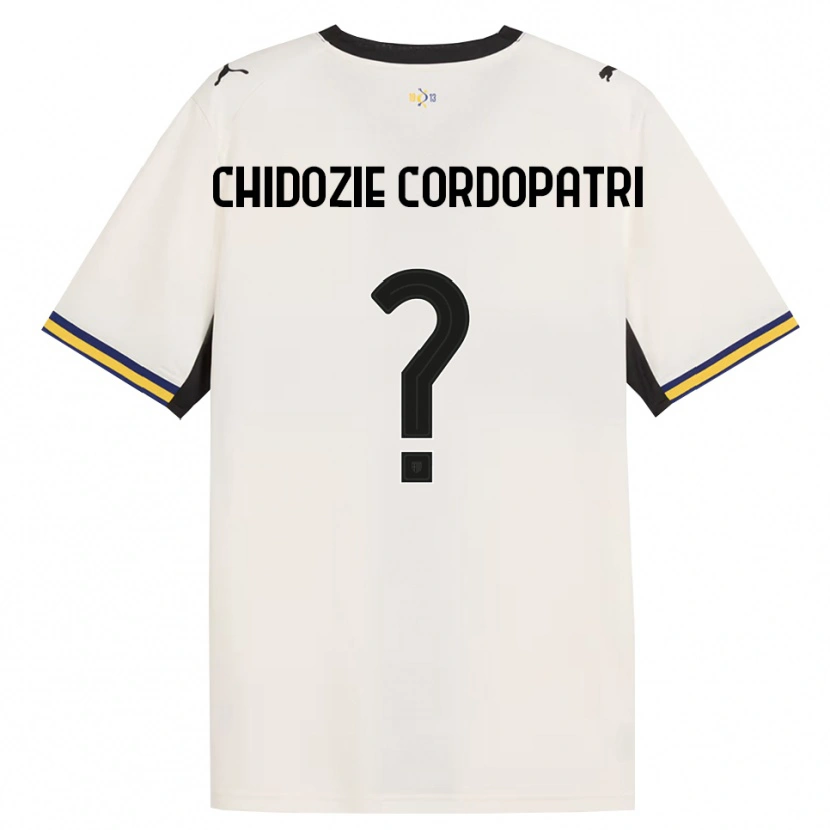 Danxen Mujer Camiseta Mark Chidozie Cordopatri #0 Blanco Roto Negro Amarillo 1ª Equipación 2026/27 La Camisa México