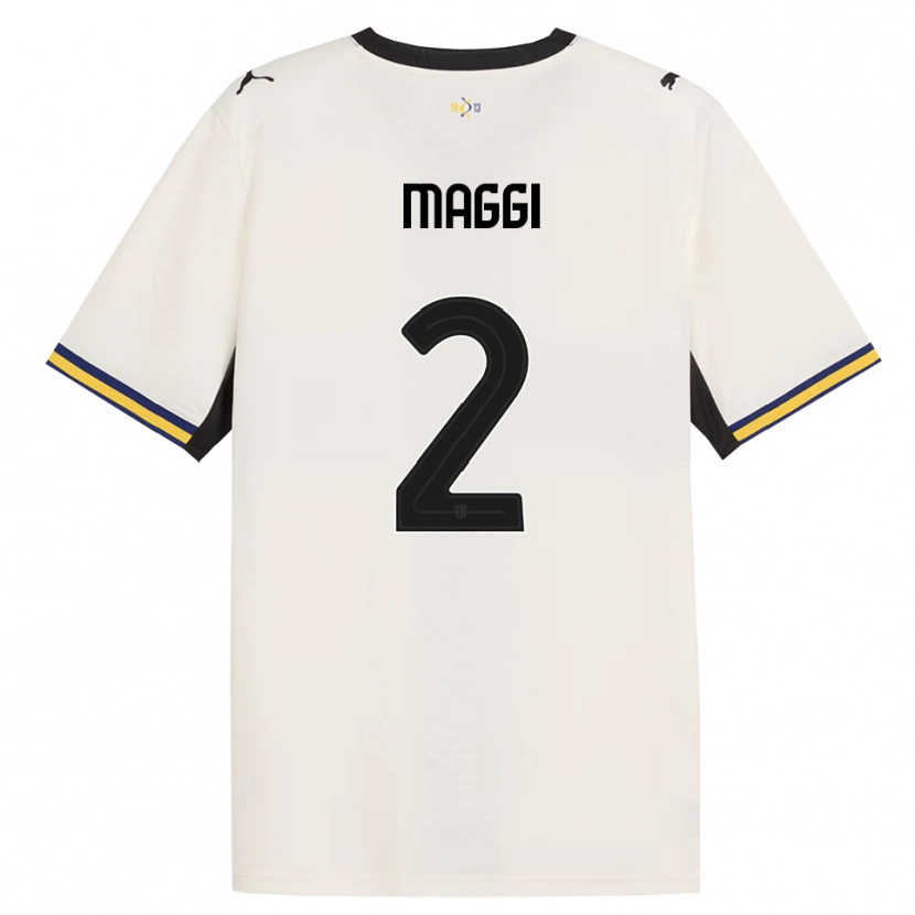 Danxen Mujer Camiseta Jacopo Maggi #2 Blanco Roto Negro Amarillo 1ª Equipación 2026/27 La Camisa México