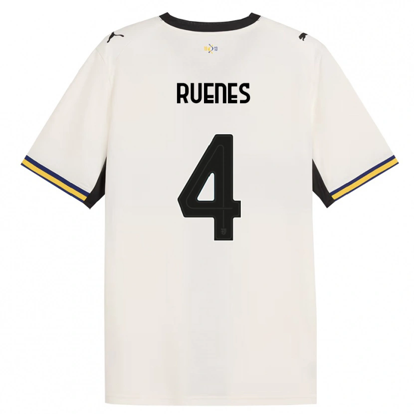 Danxen Mujer Camiseta Roger Ruenes #4 Blanco Roto Negro Amarillo 1ª Equipación 2026/27 La Camisa México