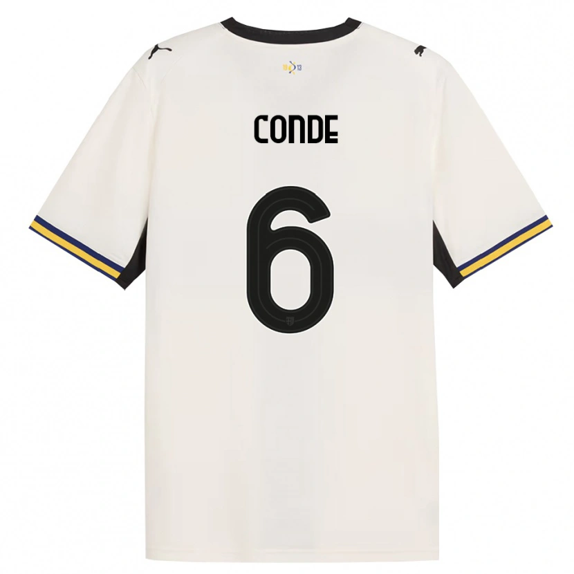 Danxen Mujer Camiseta Bernardo Conde #6 Blanco Roto Negro Amarillo 1ª Equipación 2026/27 La Camisa México