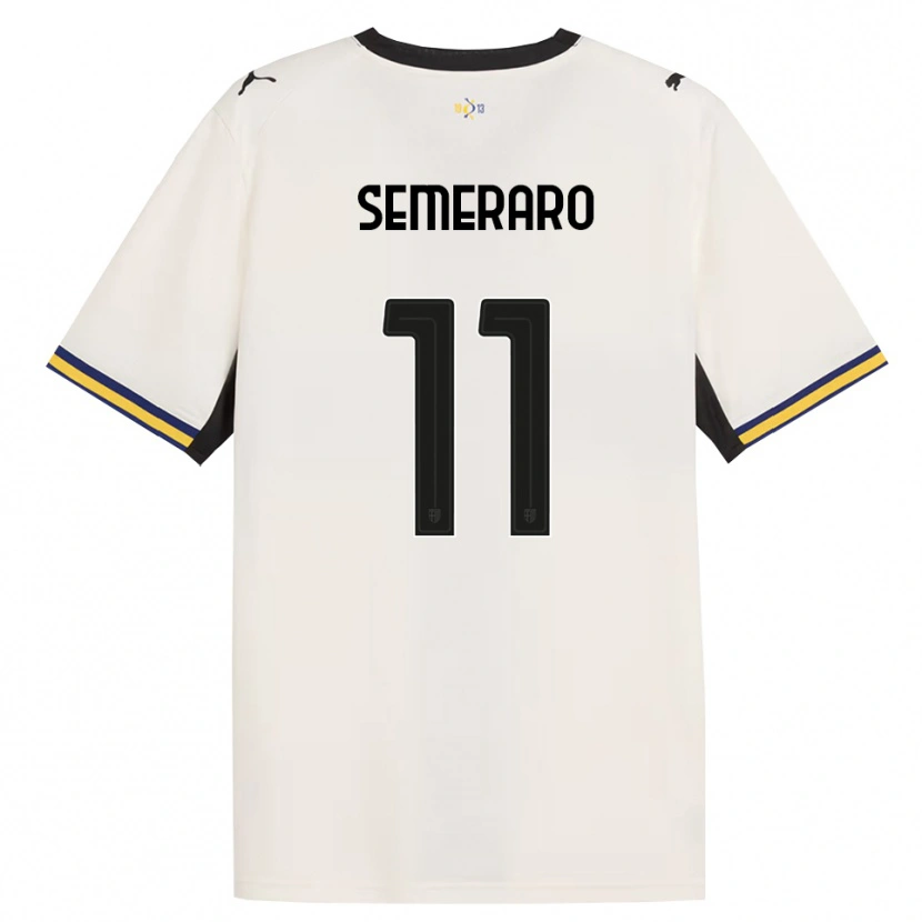 Danxen Mujer Camiseta Riccardo Semeraro #11 Blanco Roto Negro Amarillo 1ª Equipación 2026/27 La Camisa México