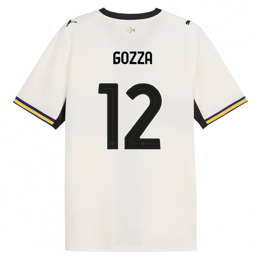 Danxen Mujer Camiseta Luca Gozza #12 Blanco Roto Negro Amarillo 1ª Equipación 2026/27 La Camisa México