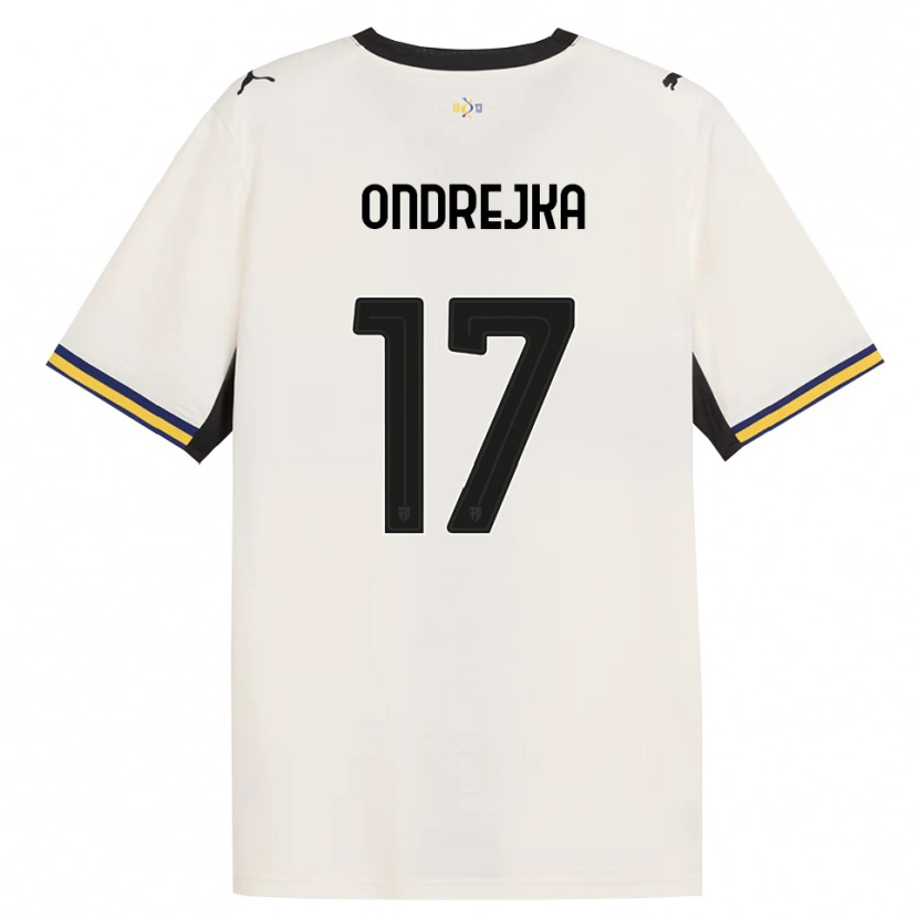 Danxen Mujer Camiseta Jacob Ondrejka #17 Blanco Roto Negro Amarillo 1ª Equipación 2026/27 La Camisa México