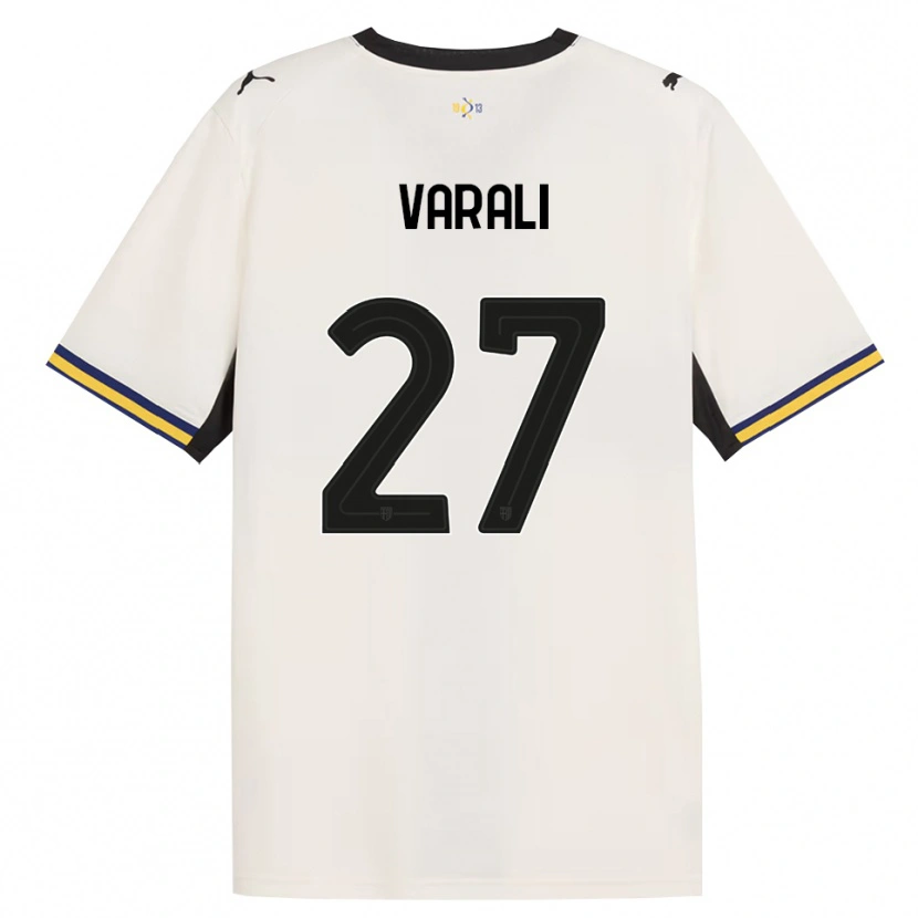 Danxen Mujer Camiseta Ludovico Varali #27 Blanco Roto Negro Amarillo 1ª Equipación 2026/27 La Camisa México