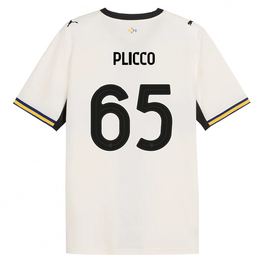 Danxen Mujer Camiseta Elia Plicco #65 Blanco Roto Negro Amarillo 1ª Equipación 2026/27 La Camisa México