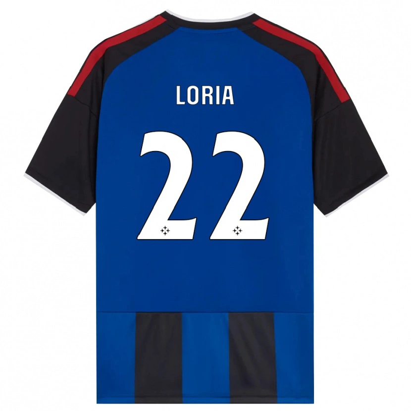 Danxen Mujer Camiseta Leonardo Loria #22 Negro Rojo Blanco Azul 1ª Equipación 2026/27 La Camisa México
