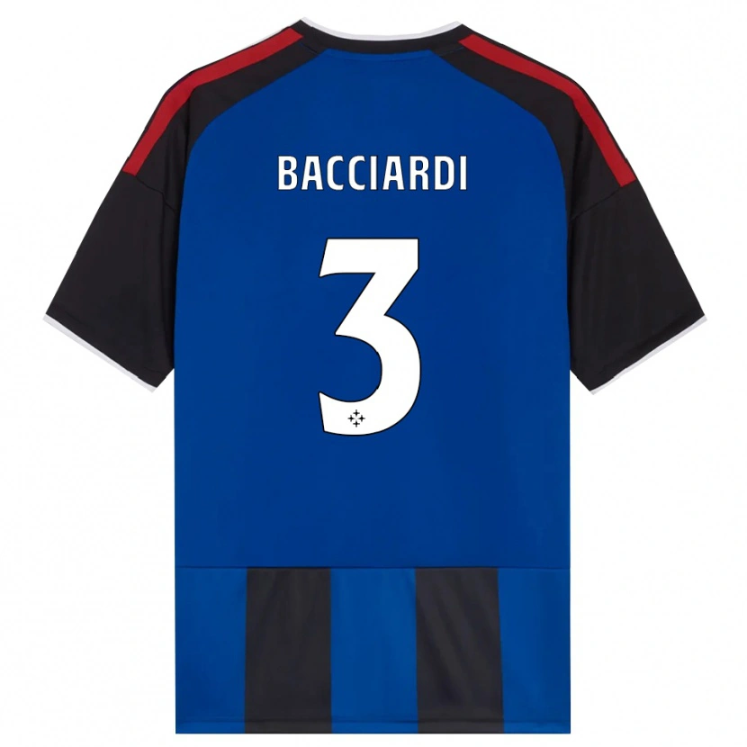Danxen Mujer Camiseta Lorenzo Bacciardi #3 Negro Rojo Blanco Azul 1ª Equipación 2026/27 La Camisa México