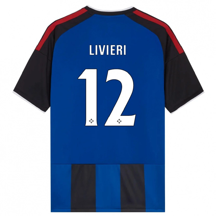 Danxen Mujer Camiseta Alessandro Livieri #12 Negro Rojo Blanco Azul 1ª Equipación 2026/27 La Camisa México