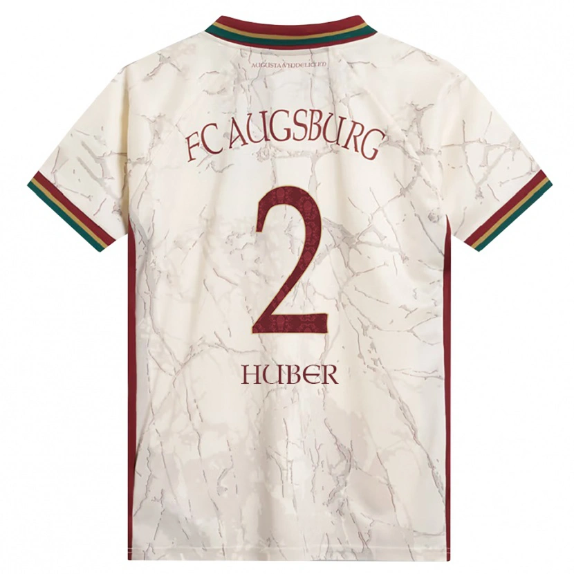 Danxen Mujer Camiseta Fynn Huber #2 Verde Arroz Blanco Burdeos 1ª Equipación 2026/27 La Camisa México