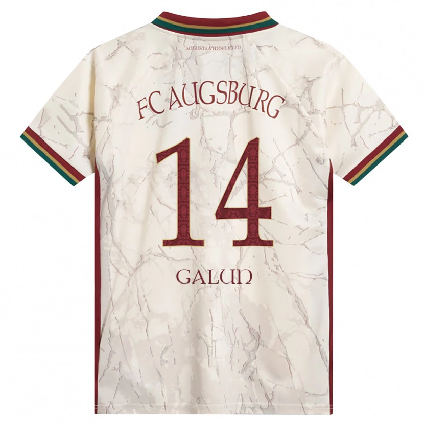 Danxen Mujer Camiseta Damian Galun #14 Verde Arroz Blanco Burdeos 1ª Equipación 2026/27 La Camisa México