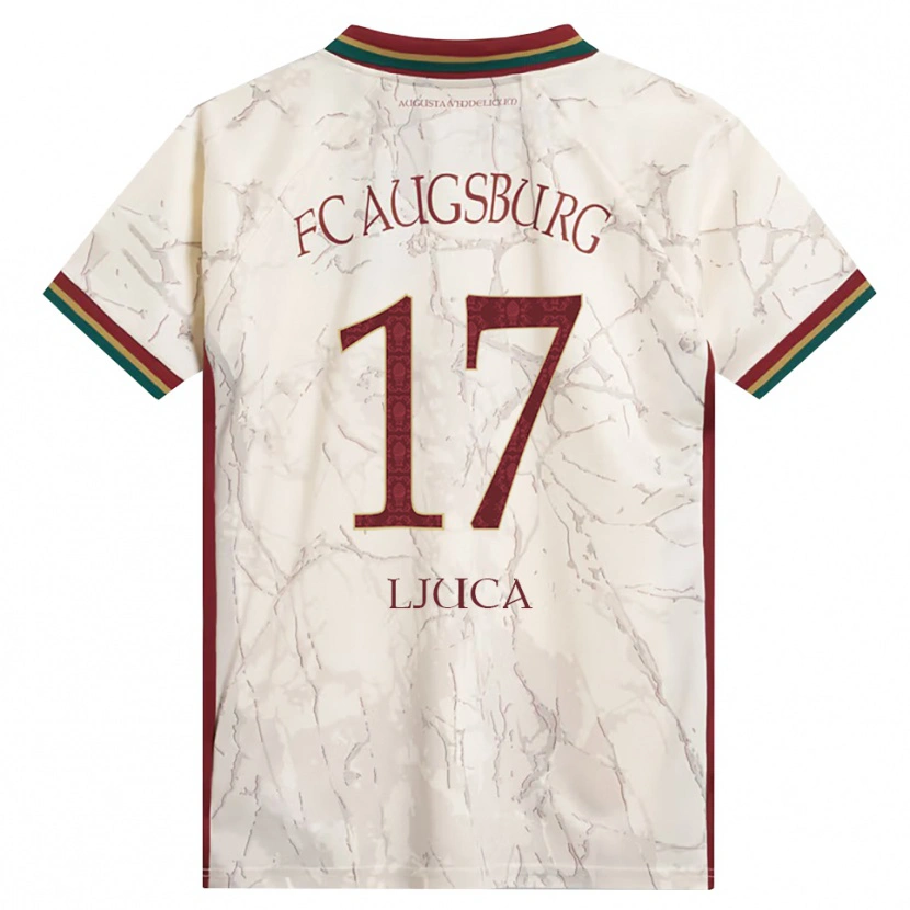 Danxen Mujer Camiseta Milosch Ljuca #17 Verde Arroz Blanco Burdeos 1ª Equipación 2026/27 La Camisa México